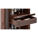 Bois Solid Wood Bar Cabinet In Walnut - Luxe Maple
