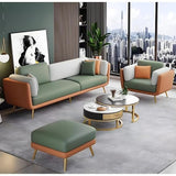 Bubbly Premium Sofa Set in Leatherette | Luxury Modern Living Room Sofa - Luxe Maple