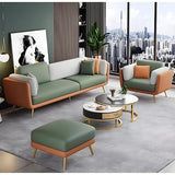 Bubbly Premium Sofa Set in Leatherette | Luxury Modern Living Room Sofa - Luxe Maple