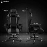 Cellbe Ergonomic Gaming Chair in Leatherette – Luxe Maple
