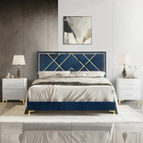 Porch Premium Upholstered Bed Without Storage In Suede - Luxe Maple