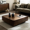 Dexter Luxury Center Table in Teak Wood | Designer Coffee Table - Luxe Maple