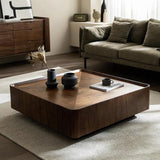 Dexter Luxury Center Table in Teak Wood | Designer Coffee Table - Luxe Maple