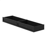 Additional Storage - Side Drawers Storage (Manual Storage Bed) - Luxe Maple