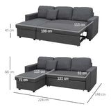 Desk Sofa Cum Bed In Suede - Luxe Maple
