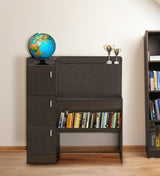 Vintage Study Table in Wenge Color - Luxe Maple