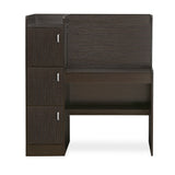 Vintage Study Table in Wenge Color - Luxe Maple