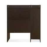 Vintage Study Table in Wenge Color - Luxe Maple