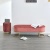Blush Luxury Lounger in Suede - Luxe Maple