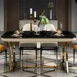 Russian Luxury Dining Table in Black - Luxe Maple
