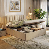 Additional Storage - Hydraulic Storage (Manual Storage Bed) - Luxe Maple