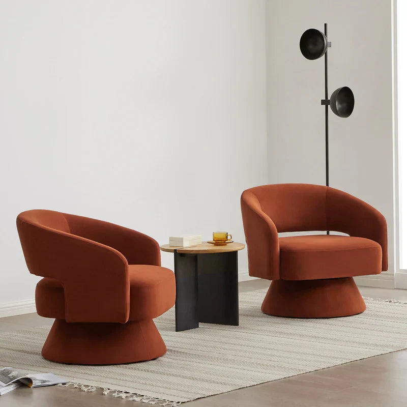 Jamiey Upholstered Accent Sofa Chair - Luxe Maple
