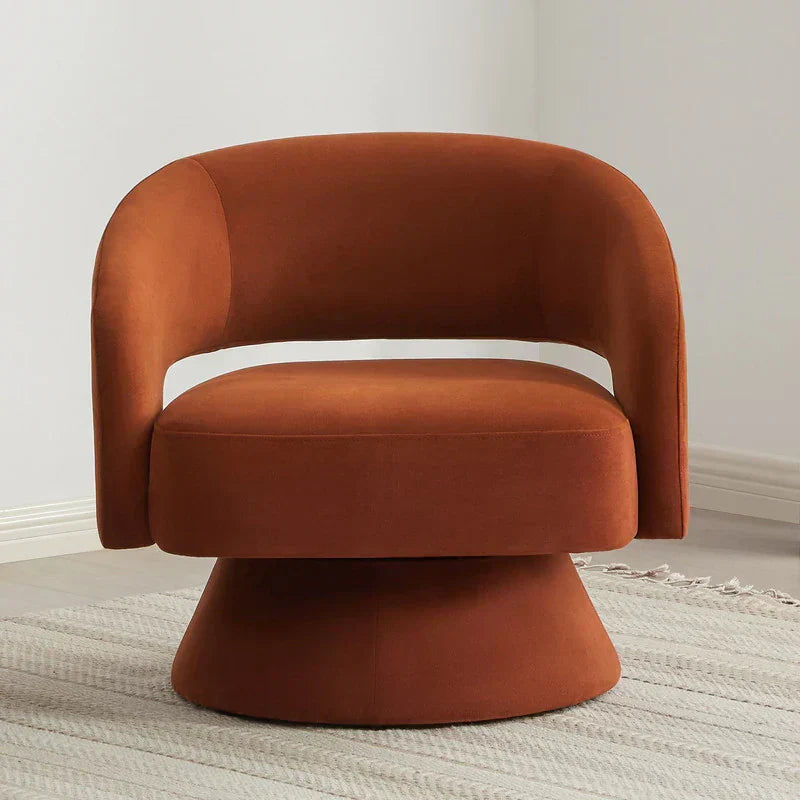 Jamiey Upholstered Accent Sofa Chair - Luxe Maple