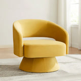 Jamiey Upholstered Accent Sofa Chair - Luxe Maple