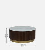 Kelly Luxury Center Table in Teak Wood | Designer Coffee Table - Luxe Maple