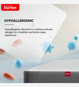 Kurlon 5 Inches Memory Foam Mattress - Luxe Maple