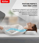 Kurlon 5 Inches Memory Foam Mattress - Luxe Maple