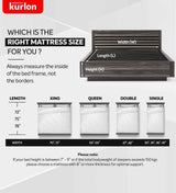 Kurlon 5 Inches Memory Foam Mattress - Luxe Maple