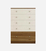 Magnum Chest Of Drawers In White - Luxe Maple