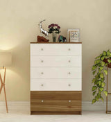 Magnum Chest Of Drawers In White - Luxe Maple