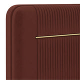Milan Premium Upholstered Bed In Suede - Luxe Maple - Luxe Maple