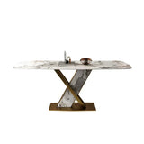 American Luxury 4 Seater Dining Table - Luxe Maple
