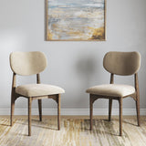 Olly Solid Wood Dining Chair Set Of 2 - Luxe Maple