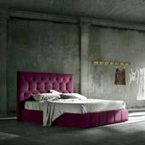 Oppo Quilt Luxury Upholstered Bed in Suede | Luxury Bed - Luxe Maple