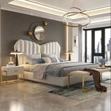 Pasco Premium Upholstered Bed in Suede | Premium Designer Bed - Luxe Maple