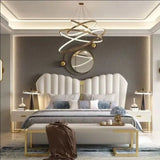 Pasco Premium Upholstered Bed in Suede | Premium Designer Bed - Luxe Maple