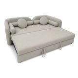 Rolland Premium Suede Sofa Bed in Beige