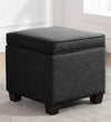 Sodo Ottoman With Storage In Fabric - Luxe Maple