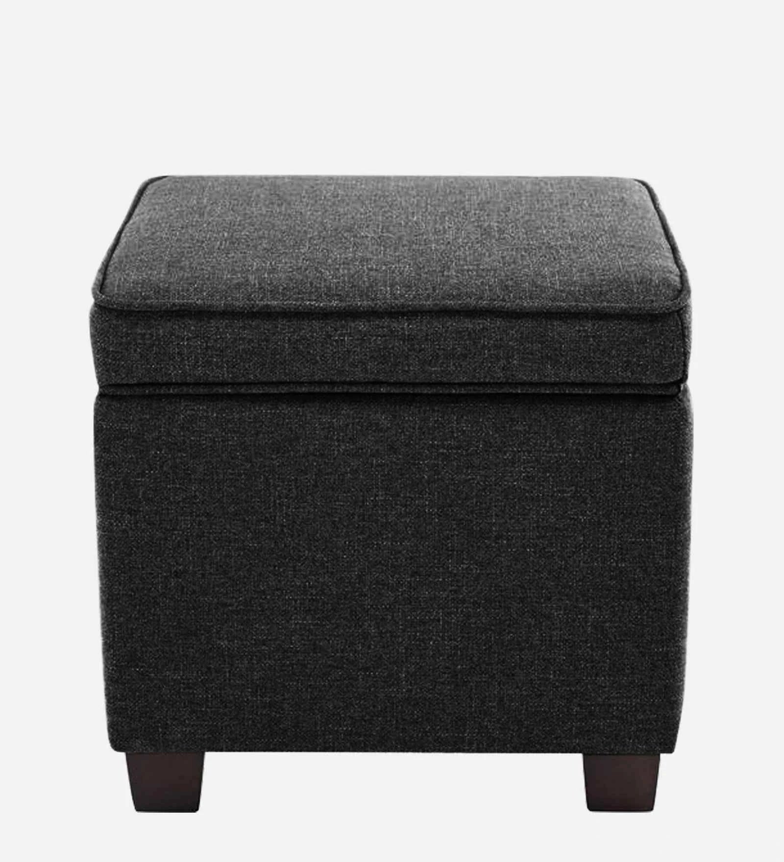 Sodo Ottoman With Storage In Fabric - Luxe Maple