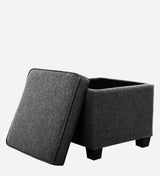 Sodo Ottoman With Storage In Fabric - Luxe Maple