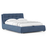 Stanford Premium Upholstered Bed In Suede - Luxe Maple - Luxe Maple
