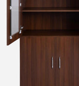 Texo Crockery Unit in Walnut Finish - Luxe Maple