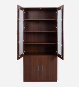 Texo Crockery Unit in Walnut Finish - Luxe Maple