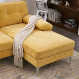 Bosco Luxury Modern Sectional Sofa Set - Luxe Maple
