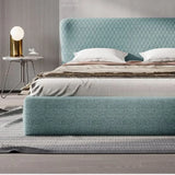 Vivo Luxury Upholstered Bed in Suede | Modern Designer Bed - Luxe Maple