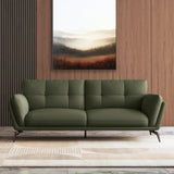 Volly Leatherette Sofa Set - Luxe Maple - Luxe Maple