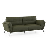 Volly Leatherette Sofa Set - Luxe Maple - Luxe Maple