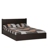 Cleopatra Bed with Storage in Brown Finish - Luxe Maple