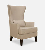 Volvo High Back Wing Chair In Silver Color - Luxe Maple