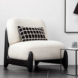 Candy Premium Accent Chair In Brooklyn Fabric - Luxe Maple