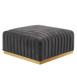 Unline Luxury Sectional Sofa in Suede - Luxe Maple