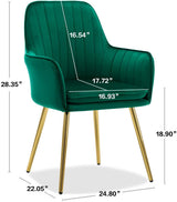 Oppo Suede Accent Chair - Luxe Maple