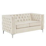 Livup Chesterfield Sofa Set - Luxe Maple