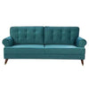 Mosco Straight Line Sofa Set In Suede