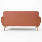 Heffy Modern Sofa Set in Suede