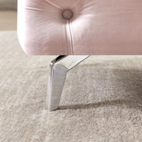 Unicorn Suede Lounger in Blush Pink Color - Luxe Maple